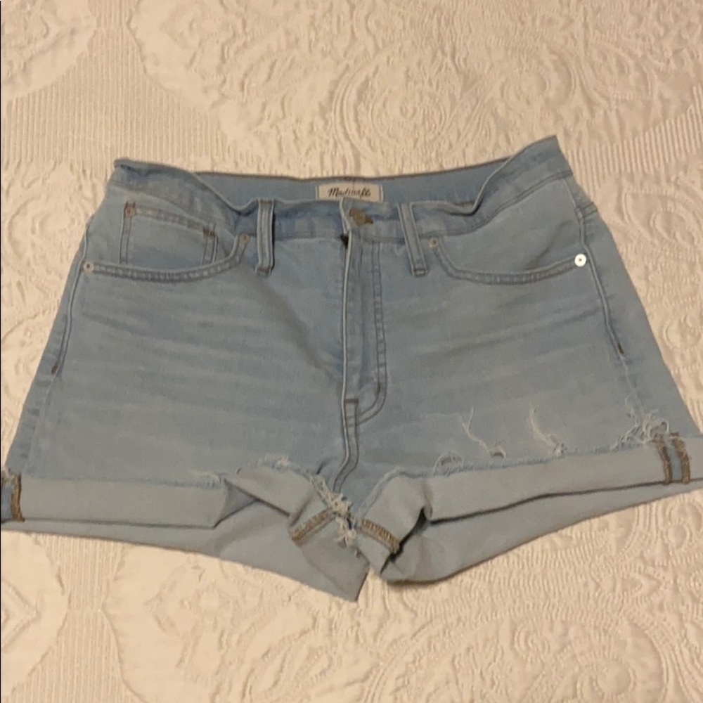 High Waisted Denim Shorts